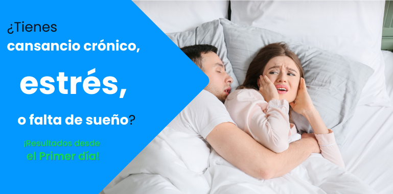 ¿Estrés, cansancio crónico, falta de sueño?
