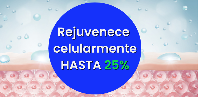 Rejuvenece tu piel hasta 25%