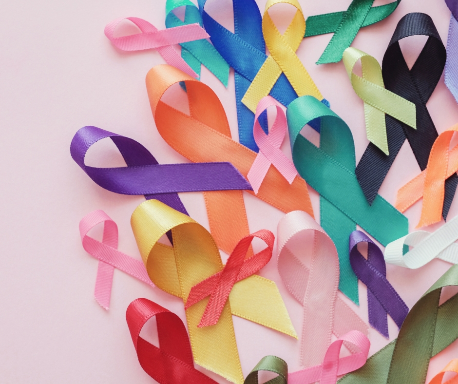 Listón colores cáncer